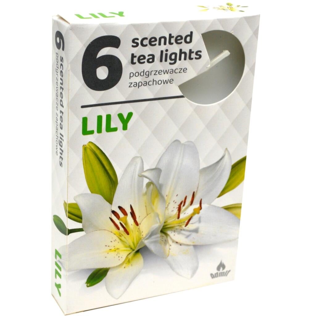 Admit Tea lights 6ks Lily