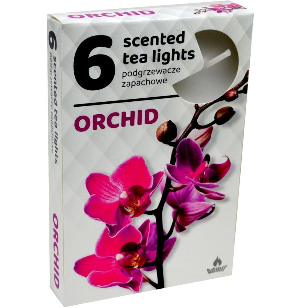 Admit Tea lights 6ks Orchid
