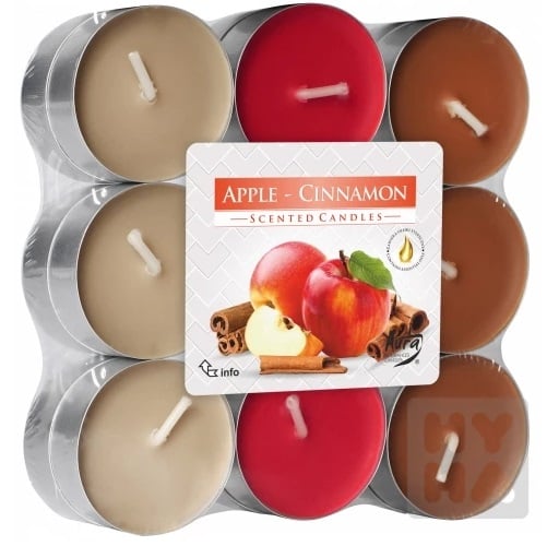 Bispol svíčka 18ks Apple Cinnamon