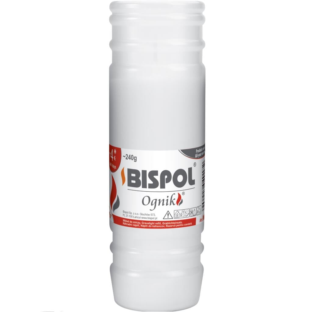 Bispol svíčka hřbitovní OGNIK WP4 4-dní 260g