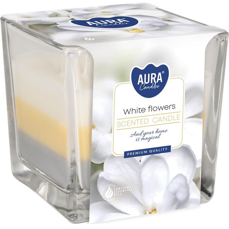 Bispol svíčka 170g White Flowers