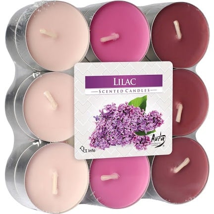 Bispol svíčka 18ks Lilac