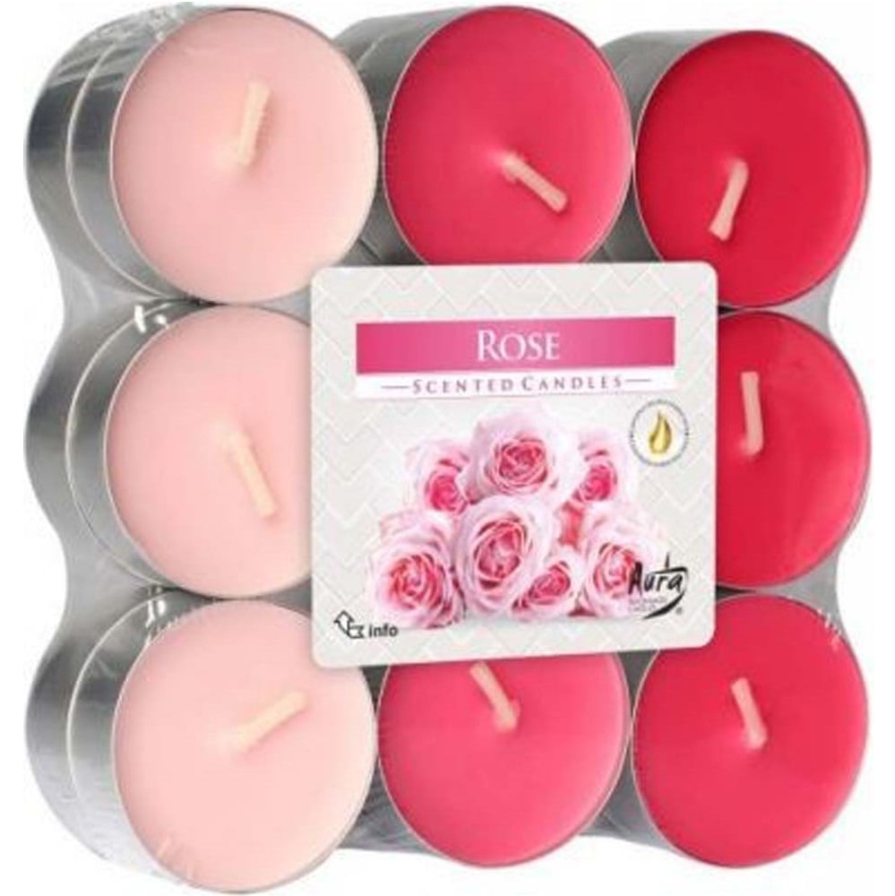 Bispol svíčka 18ks Rose