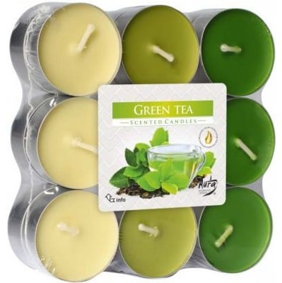Bispol svíčka 18ks Green Tea
