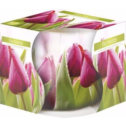 Bispol svíčka 100g Flowers