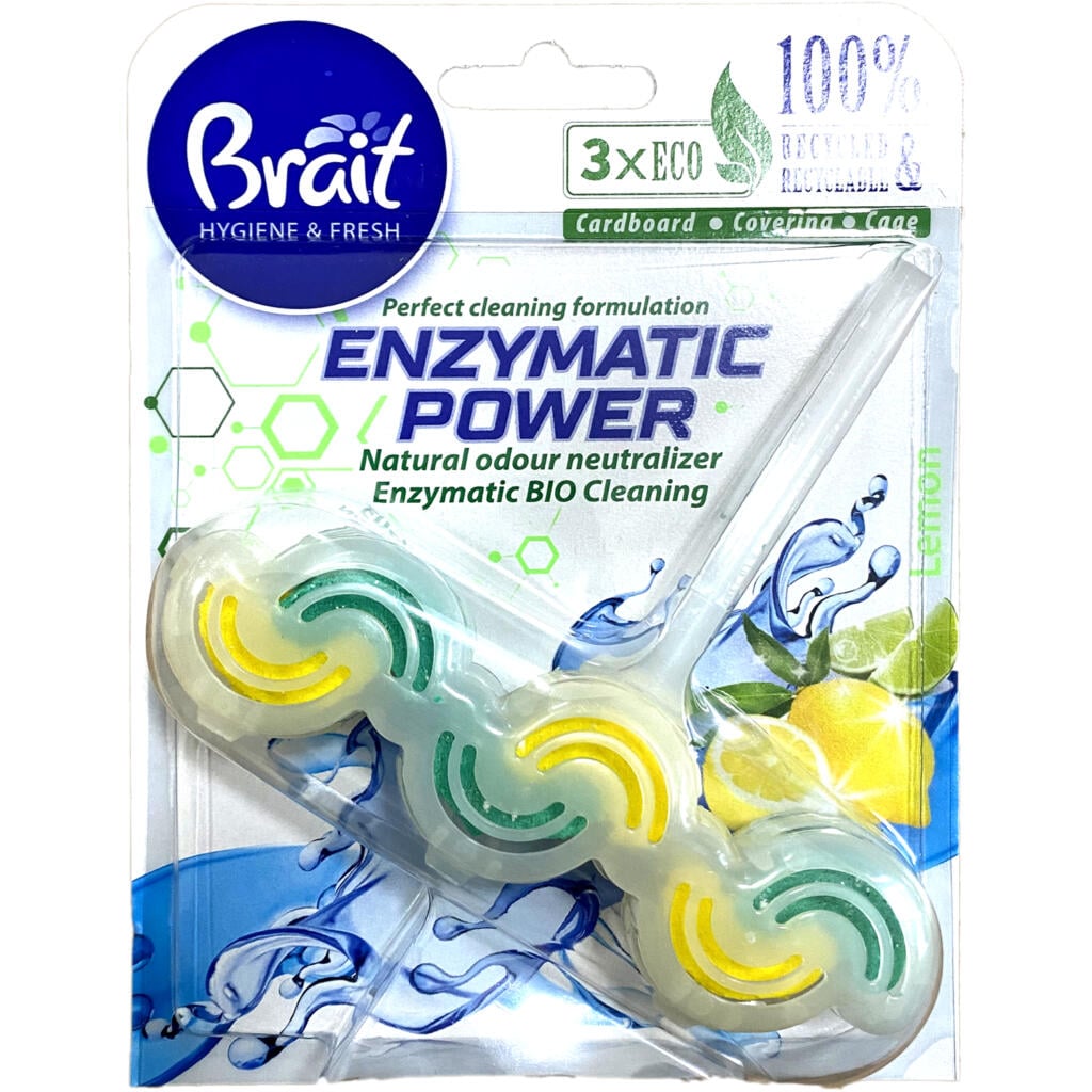Brait kostka do WC 45g Lemon
