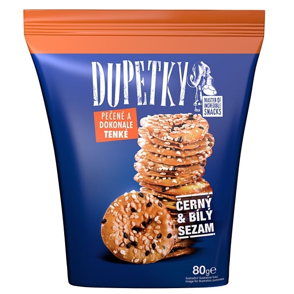 Dupetky pečené & sezam 80g
