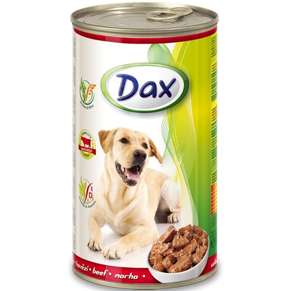 Dax kousky psi 1,24kg hovězí