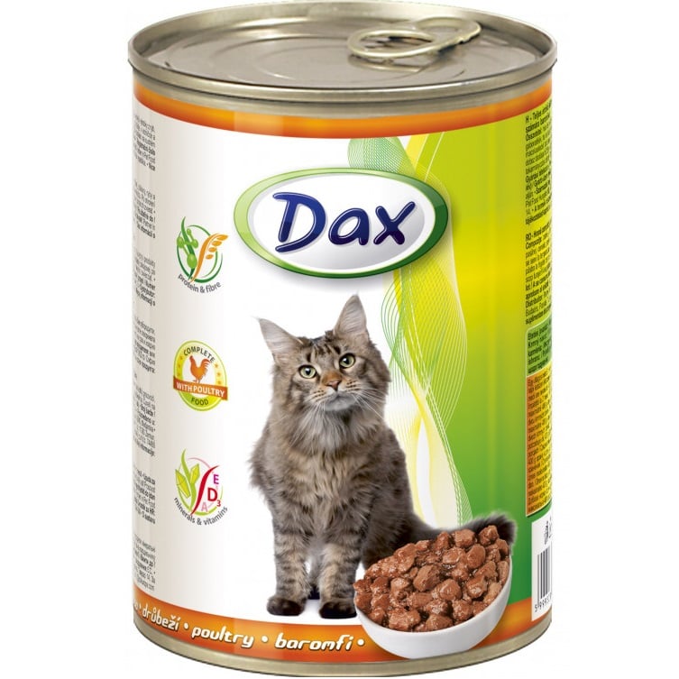 Dax kousky kočky 415g kuřecí