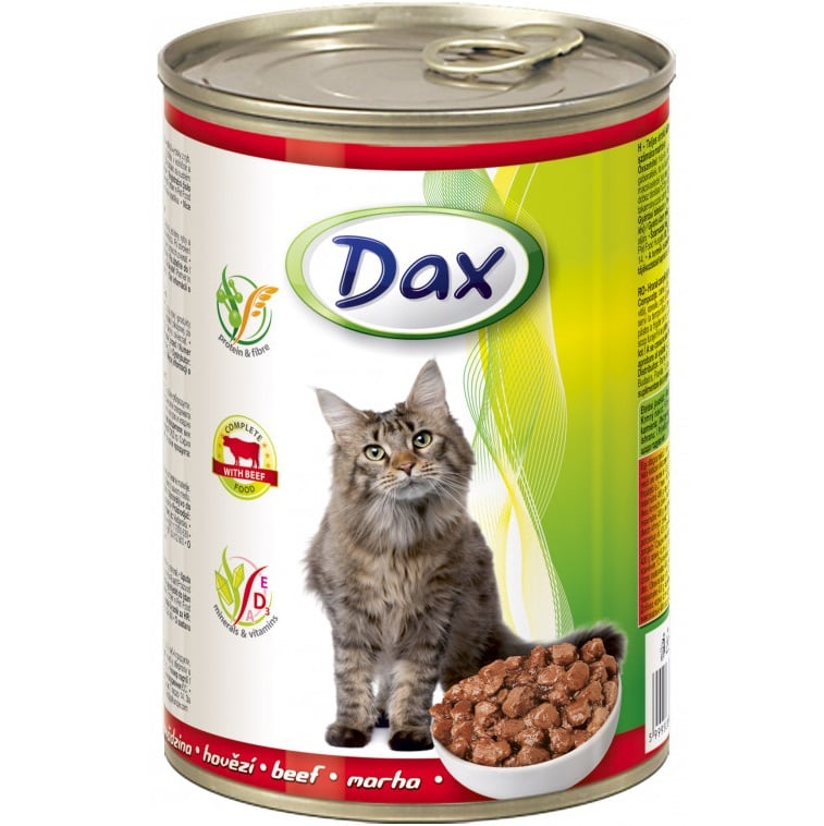 Dax kousky kočky 415g hovězí