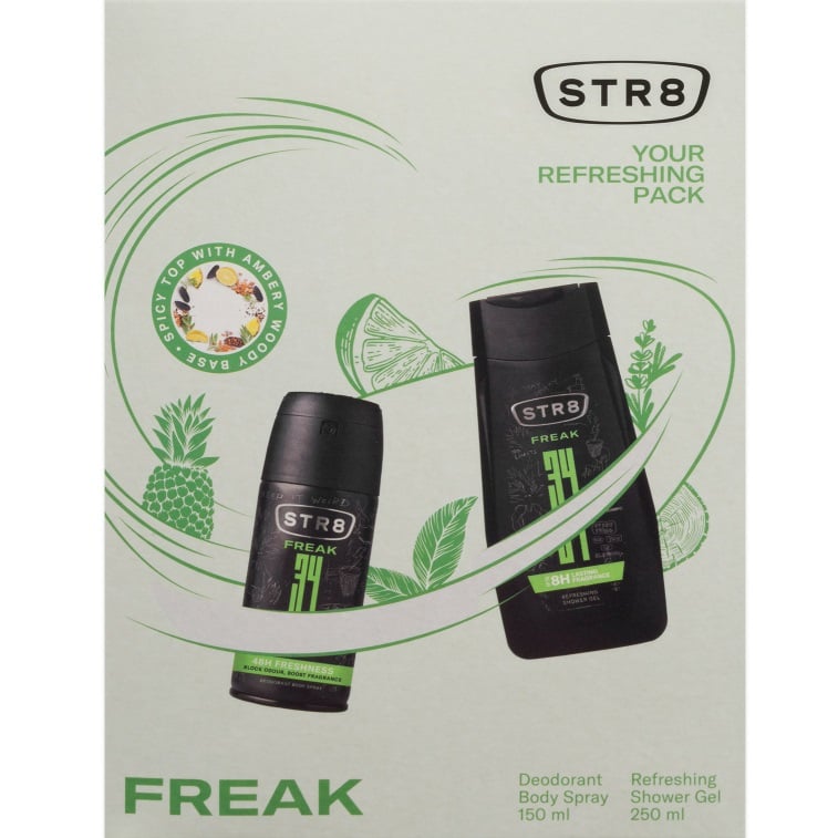 STR8 Dárková sada Deo+SG Freak