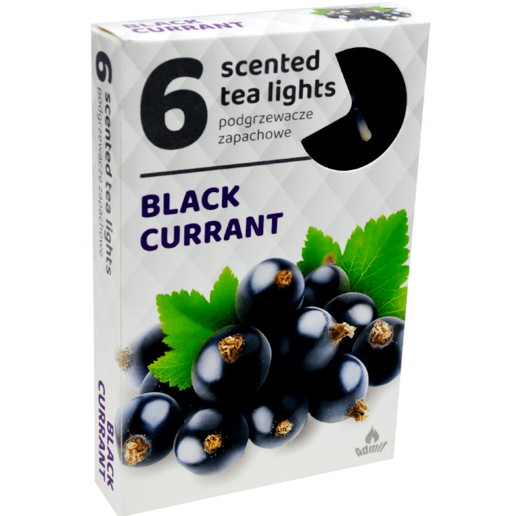 Admit Tea lights 6ks Black Currant