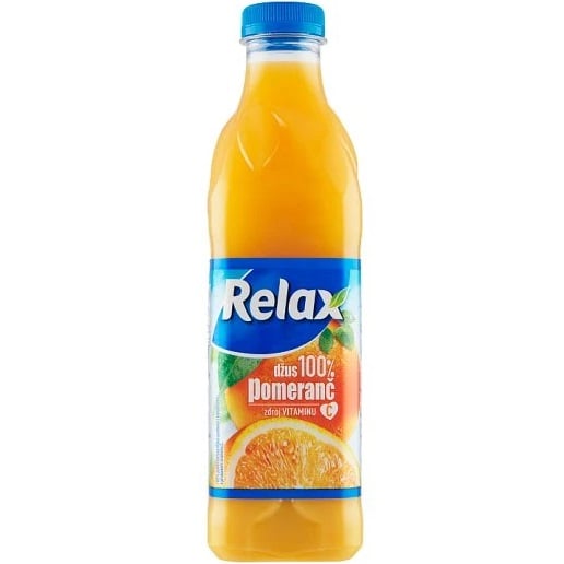 Relax 1L PET Pomeranč 100%