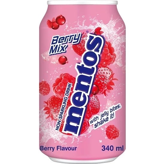 Mentos Drink 340ml Berry Mix
