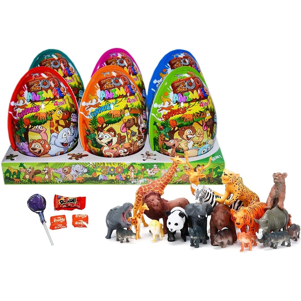 Vejce 4in1 XXL Zoo Animals