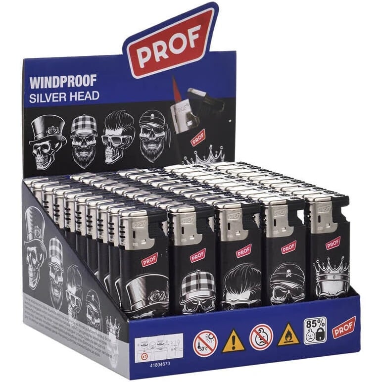 Zapalovač PROF 50ks Silver Head