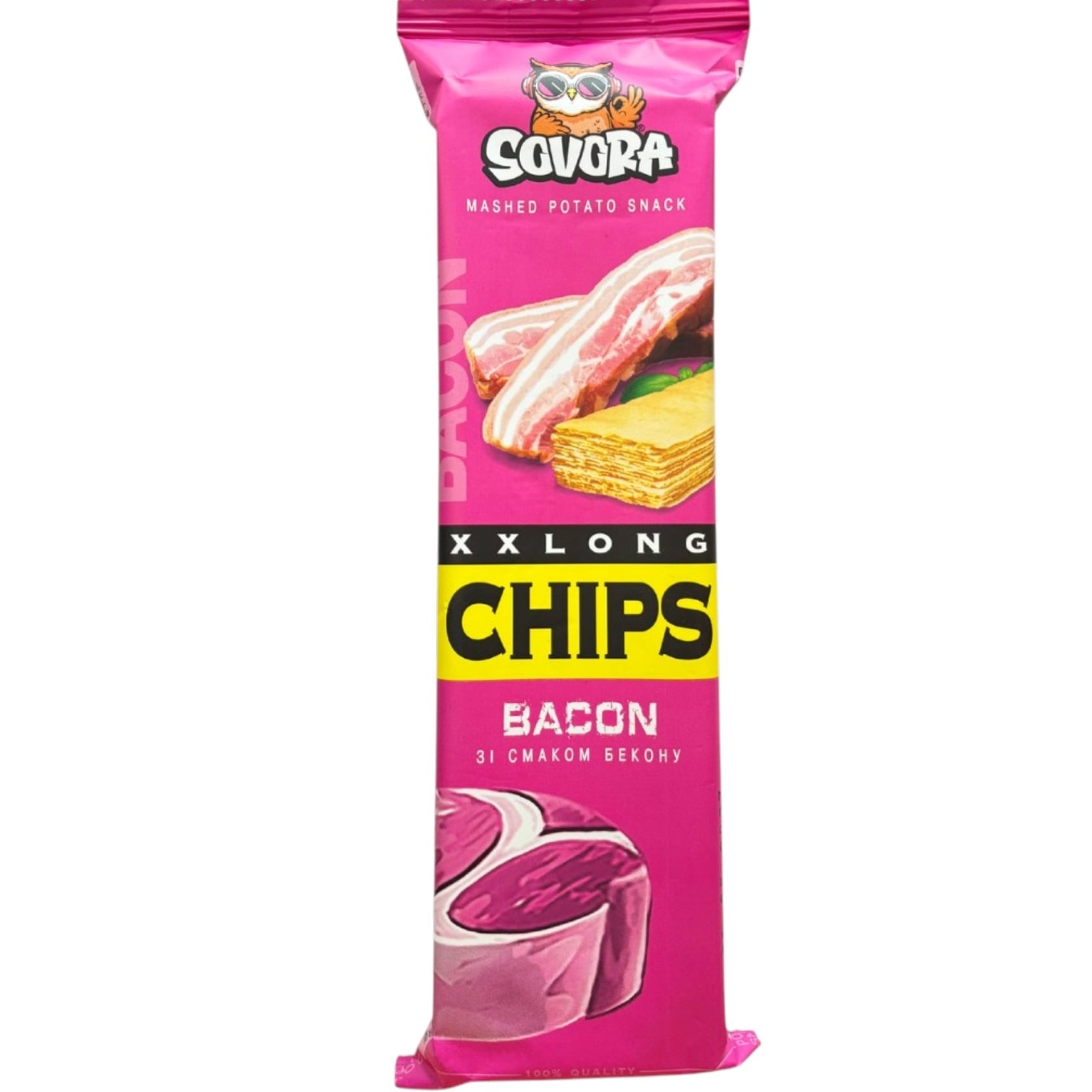 SOVORA XX Long Chips 70g Bacon