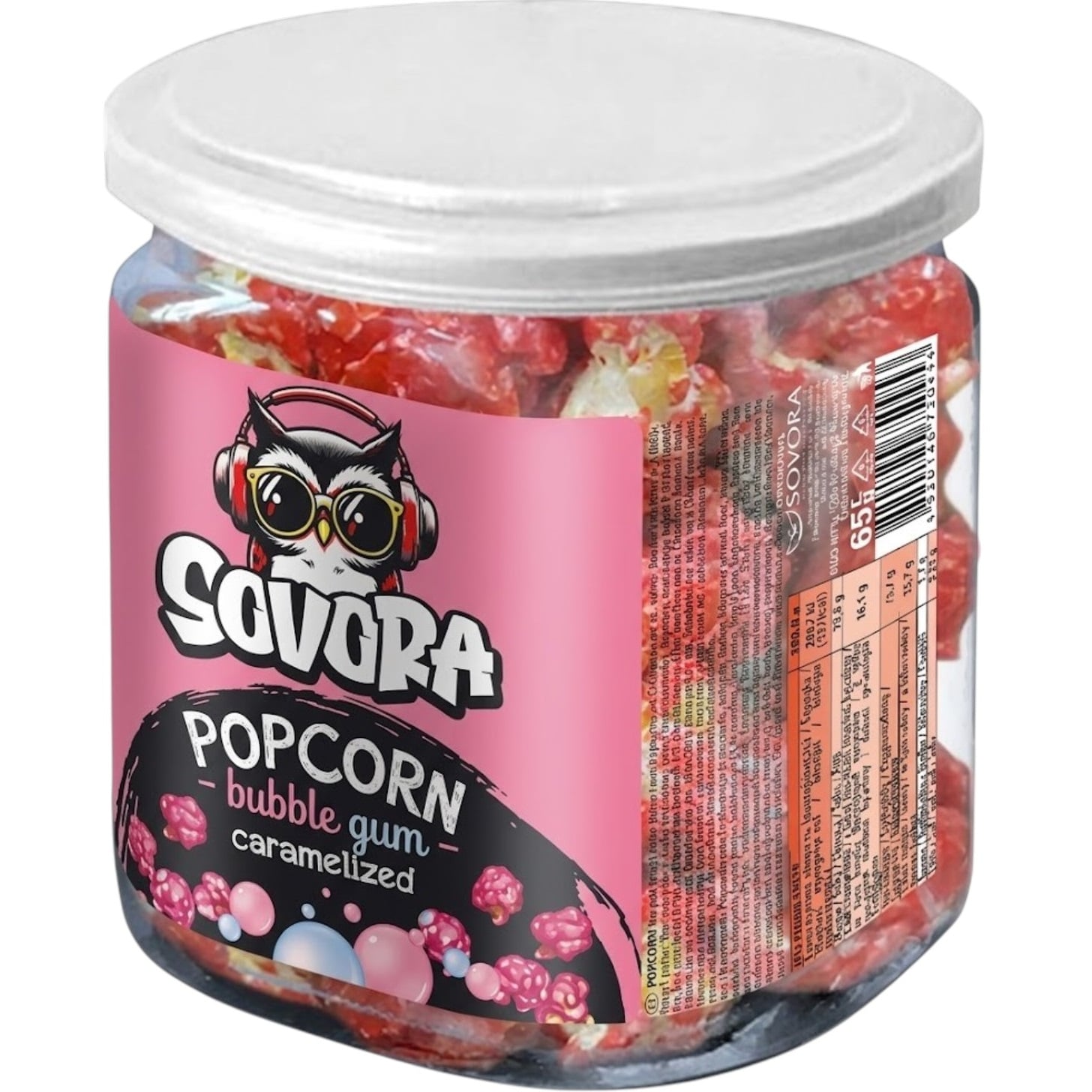 SOVORA Popcorn 70g Bubble Gum