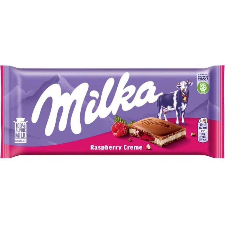Milka Raspberry Creme 100g