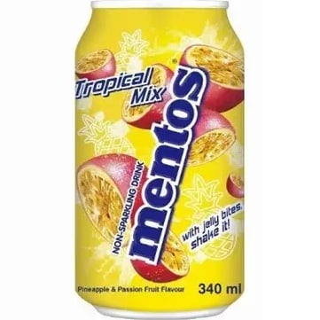 Mentos Drink 340ml Tropical Mix