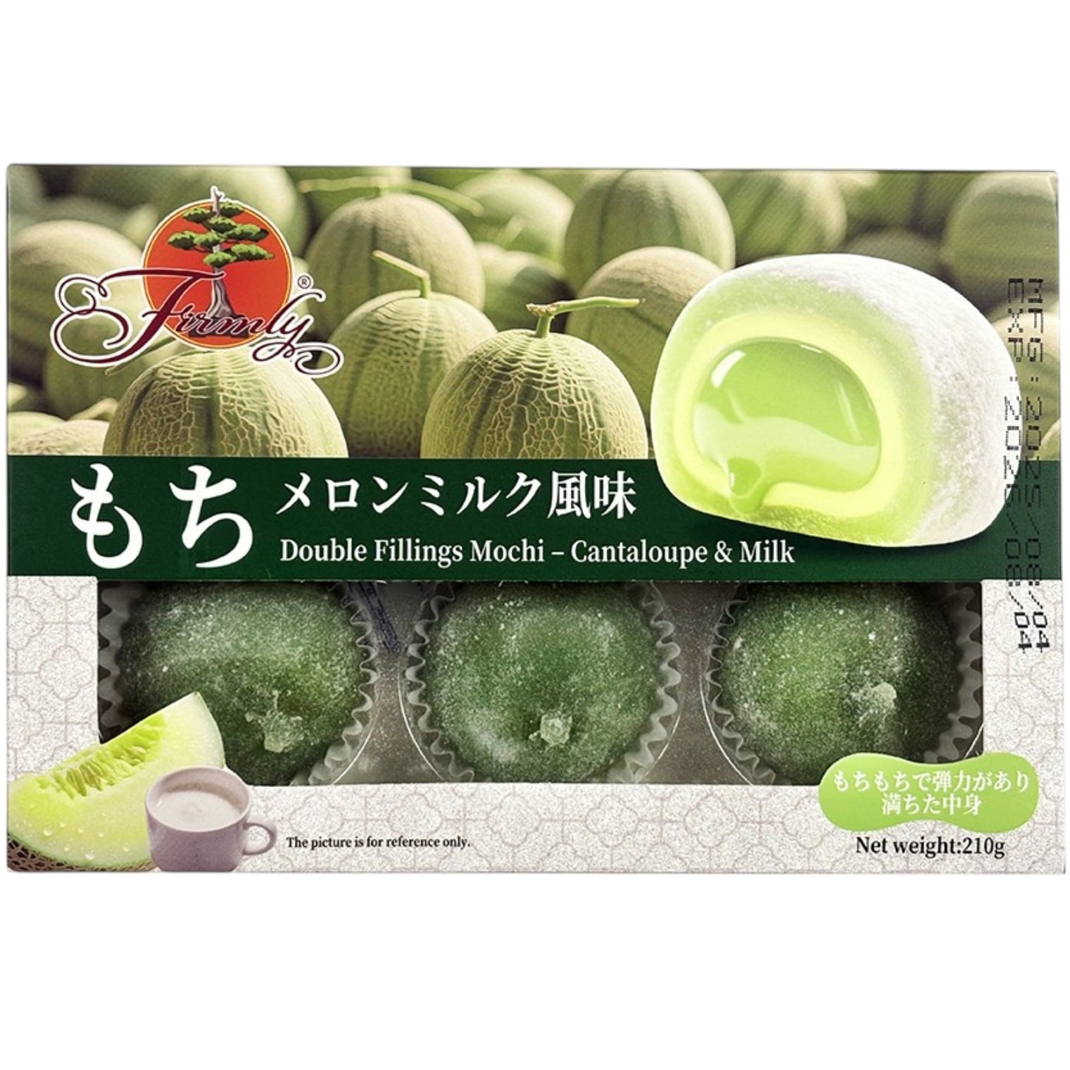 Mochi Firmly 210g Cantaloupe & Milk