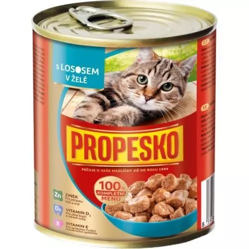 Propesko kočky 830g losos