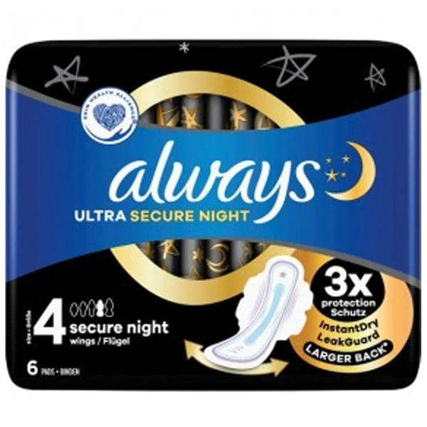Vložky ALWAYS Ultra Secure Night 6ks (24)