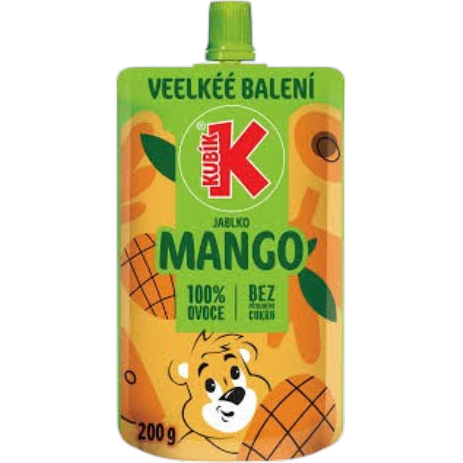 Kubík Kapsička 100% Jablko & Mango 200g