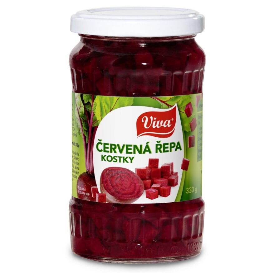 Viva Červená řepa kostky 330g