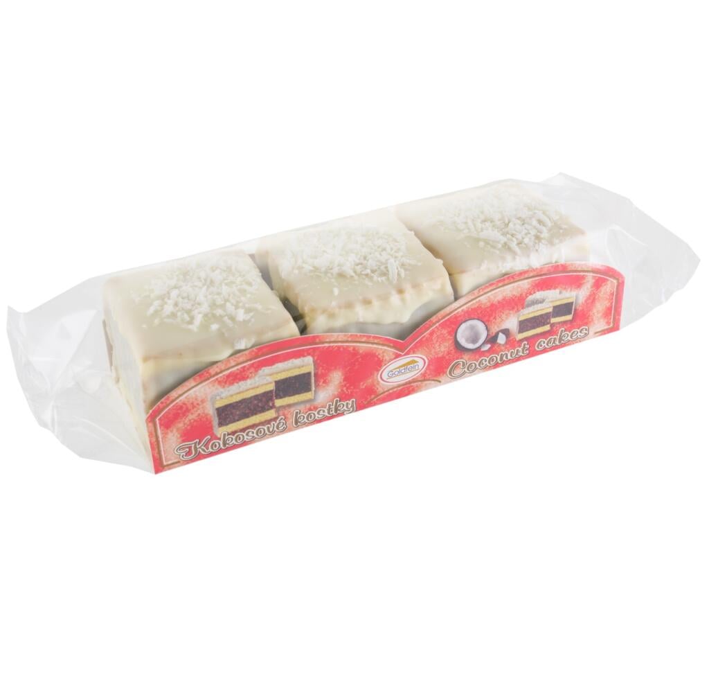 Goldfein Kostky 3ks 270g Kokosové