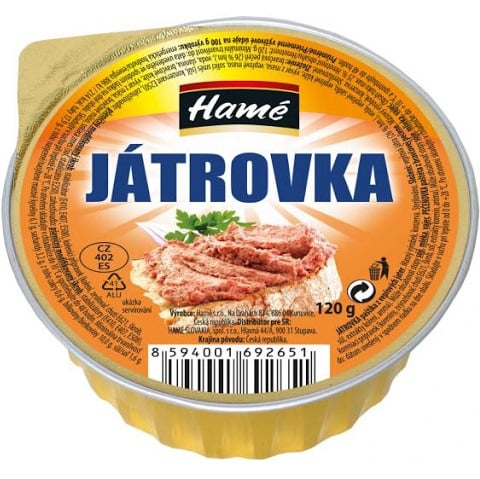 Hamé Paštika 120g Játrovka