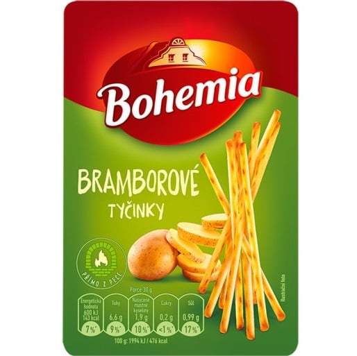 Bohemia Tyčinky 80g Bramborové