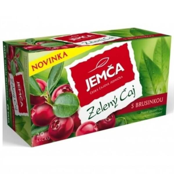 Jemča Zelený čaj Brusinka 30g