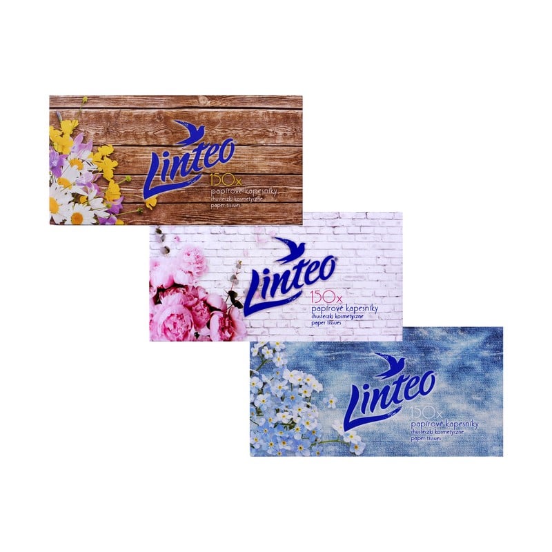 Papírové v krabici LINTEO 150ks