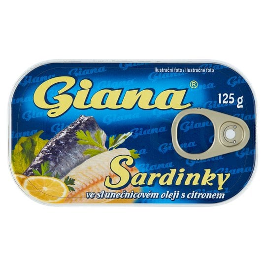 Giana Sardinky 125g v oleji