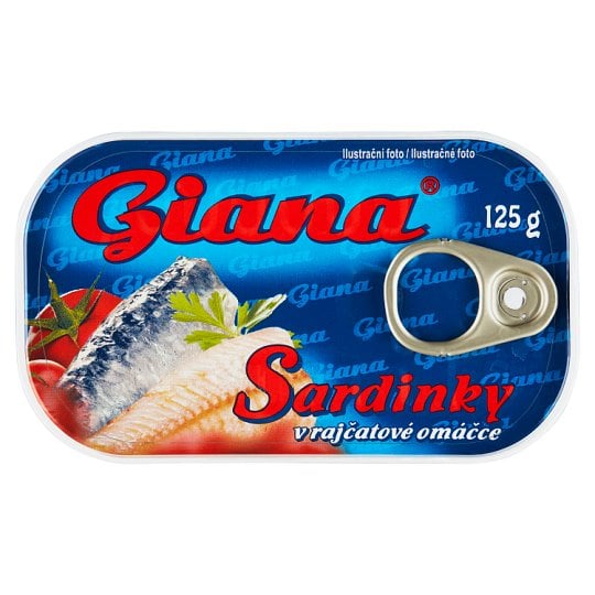 Giana Sardinky 125g v rajčatové omáčce