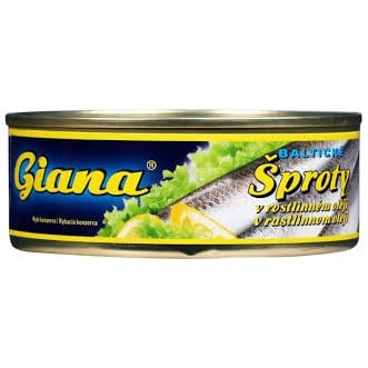 Giana Šproty 240g ve vlastní šťávě