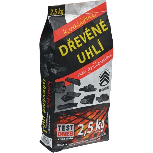 Grilovací uhlí 2,5kg SERVIS LES