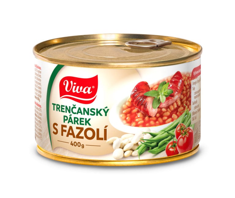 Viva 400g Trenčanský párek s fazolí