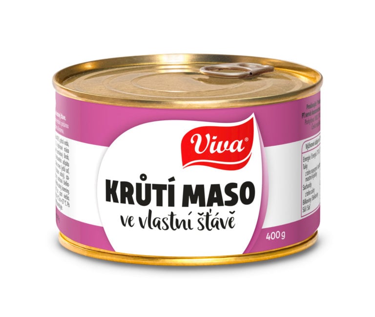 Viva 400g Krůtí maso ve vlastní šťávě
