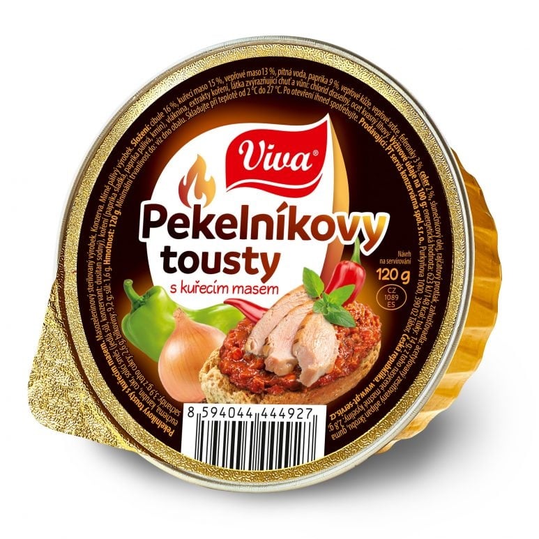 Viva 120g Pekelníkovy tousty s kuřecím