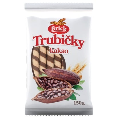 Trubičky Brick 150g Kakao