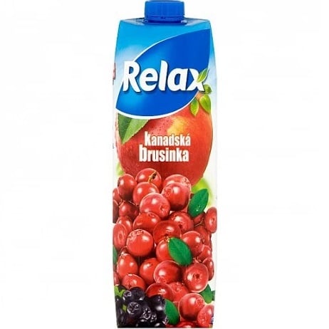 Relax 1L Brusinka-jablko-aronie