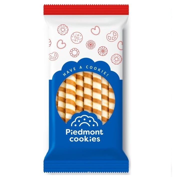 Trubičky Piedmont 160g Vanilla