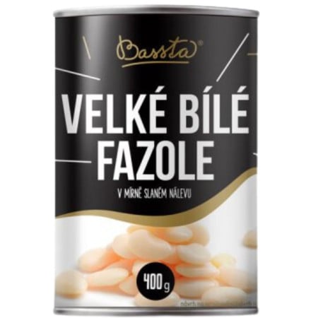 Bassta Fazole bílé v mírně slaném nálevu 400g