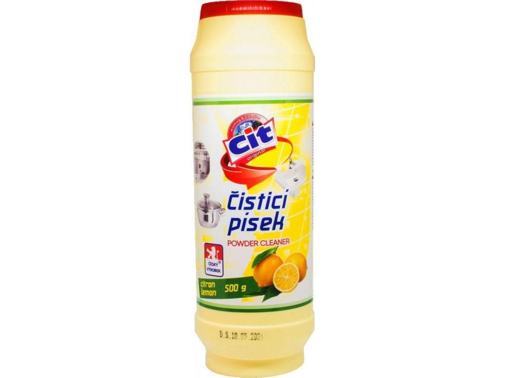 Cit čistící prášek na nádobí 500g Lemon