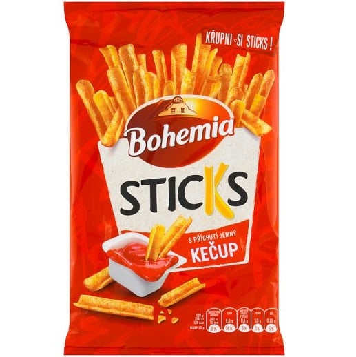 Bohemia 120g Sticks Kečup