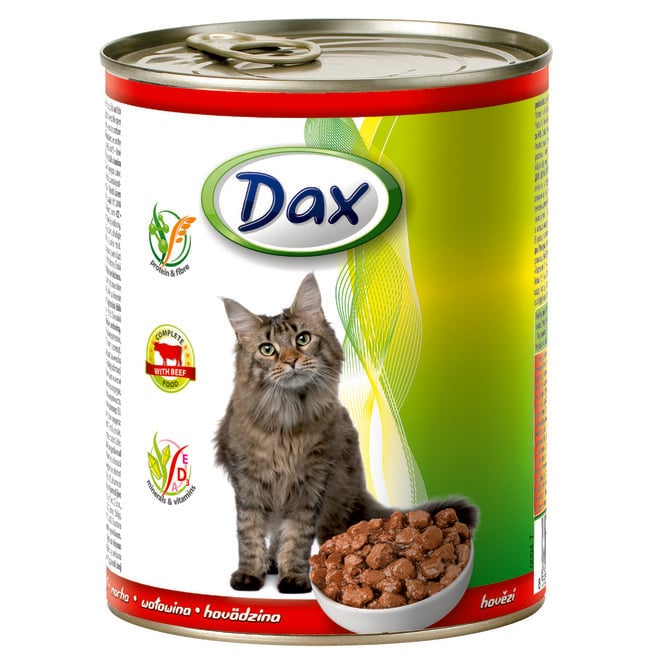 Dax kousky kočky 830g hovězí