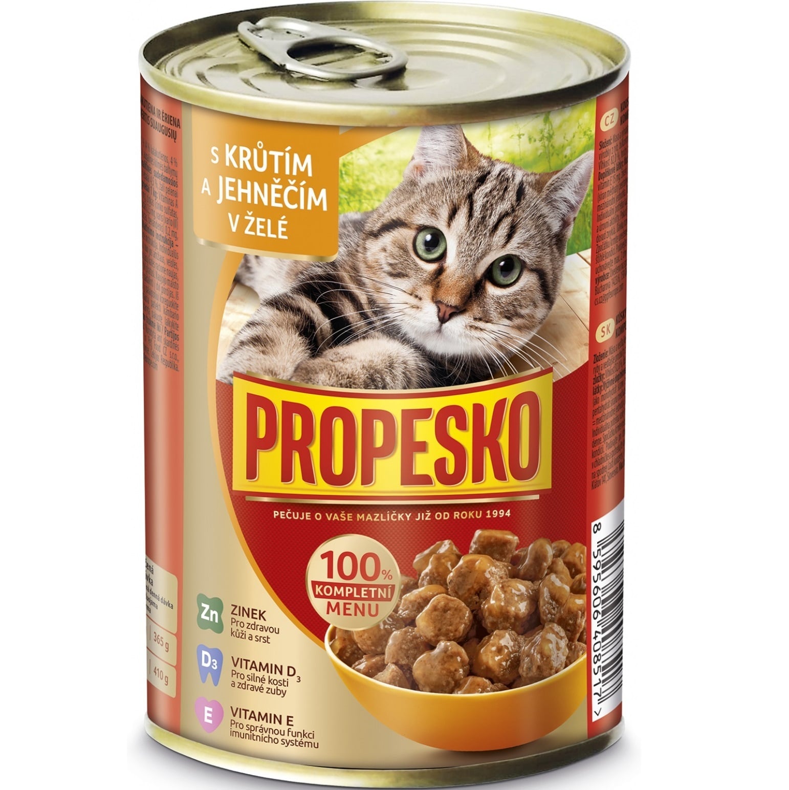 Propesko kočky 415g krůtí, jehněčí