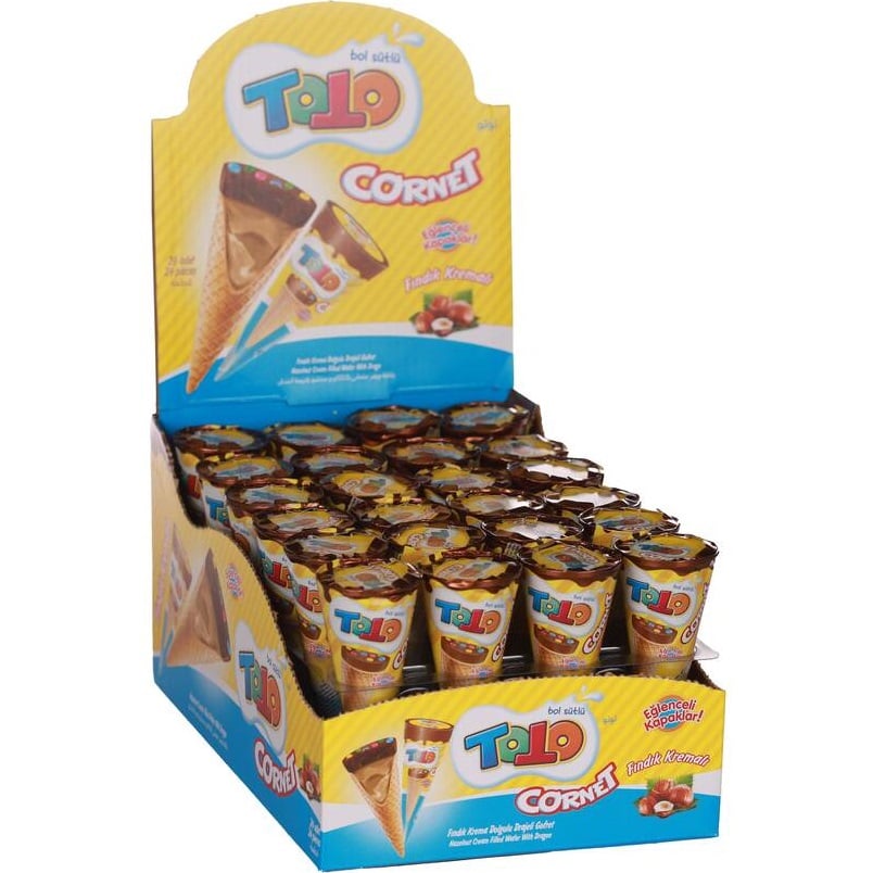 Cornet TOTO 25g Hazelnut